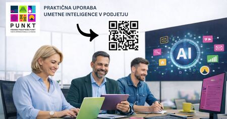 Delavnica PRAKTIČNA UPORABA UMETNE INTELIGENCE V PODJETJU