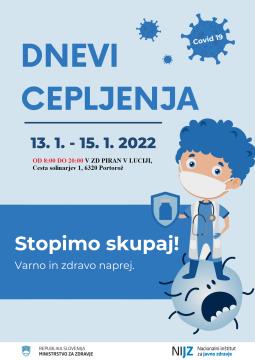Začenjajo se dnevi cepljenja po Sloveniji